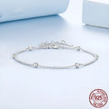 S925 sterling silver carven bead bracelet for women with electroplated finish in BSB225 colour