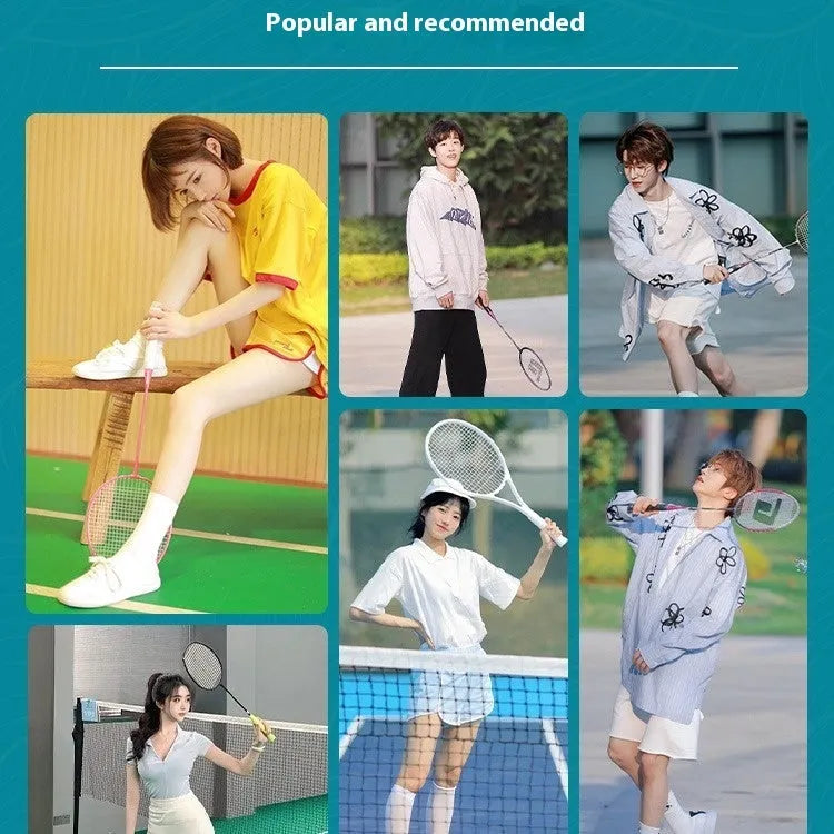 Pack of 3 non-slip anti-sweat badminton racket hand glue in PU glossy material, multiple colour options