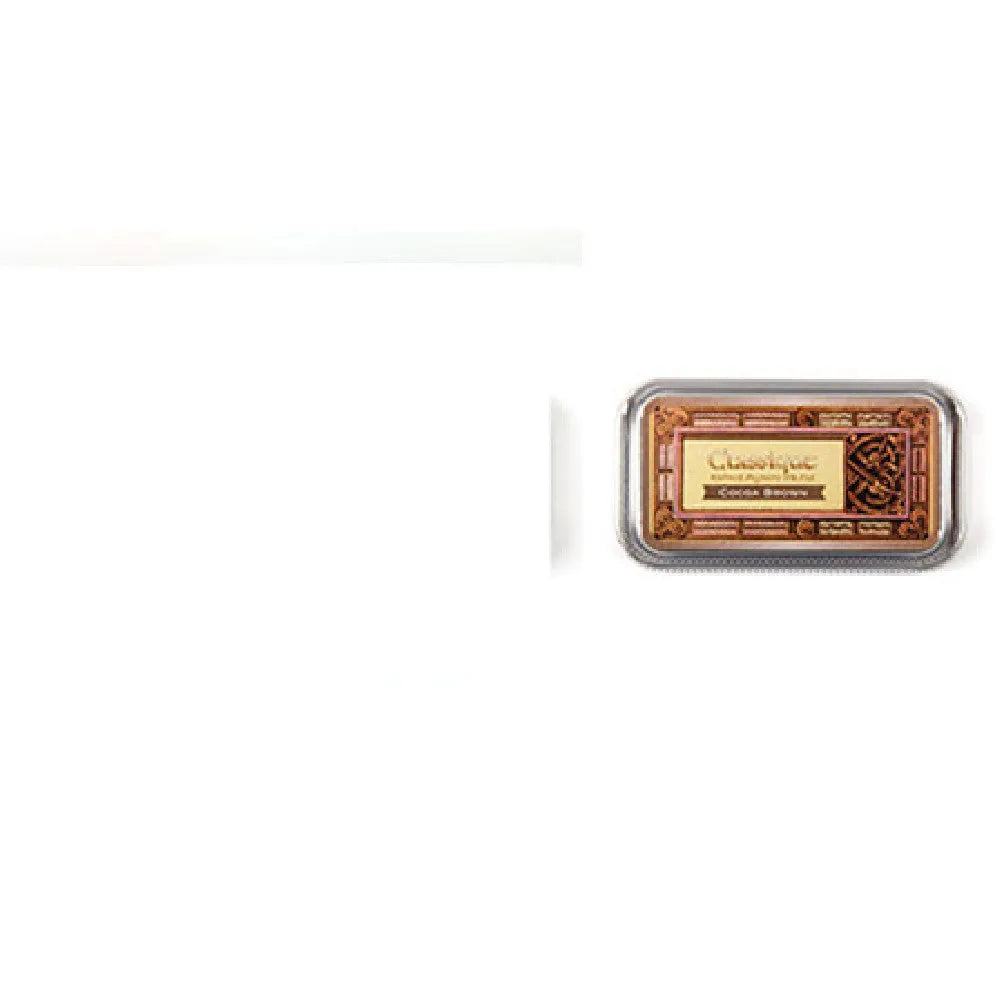 Rectangular quick-dry oily ink pad for rubber stamping in five colour options