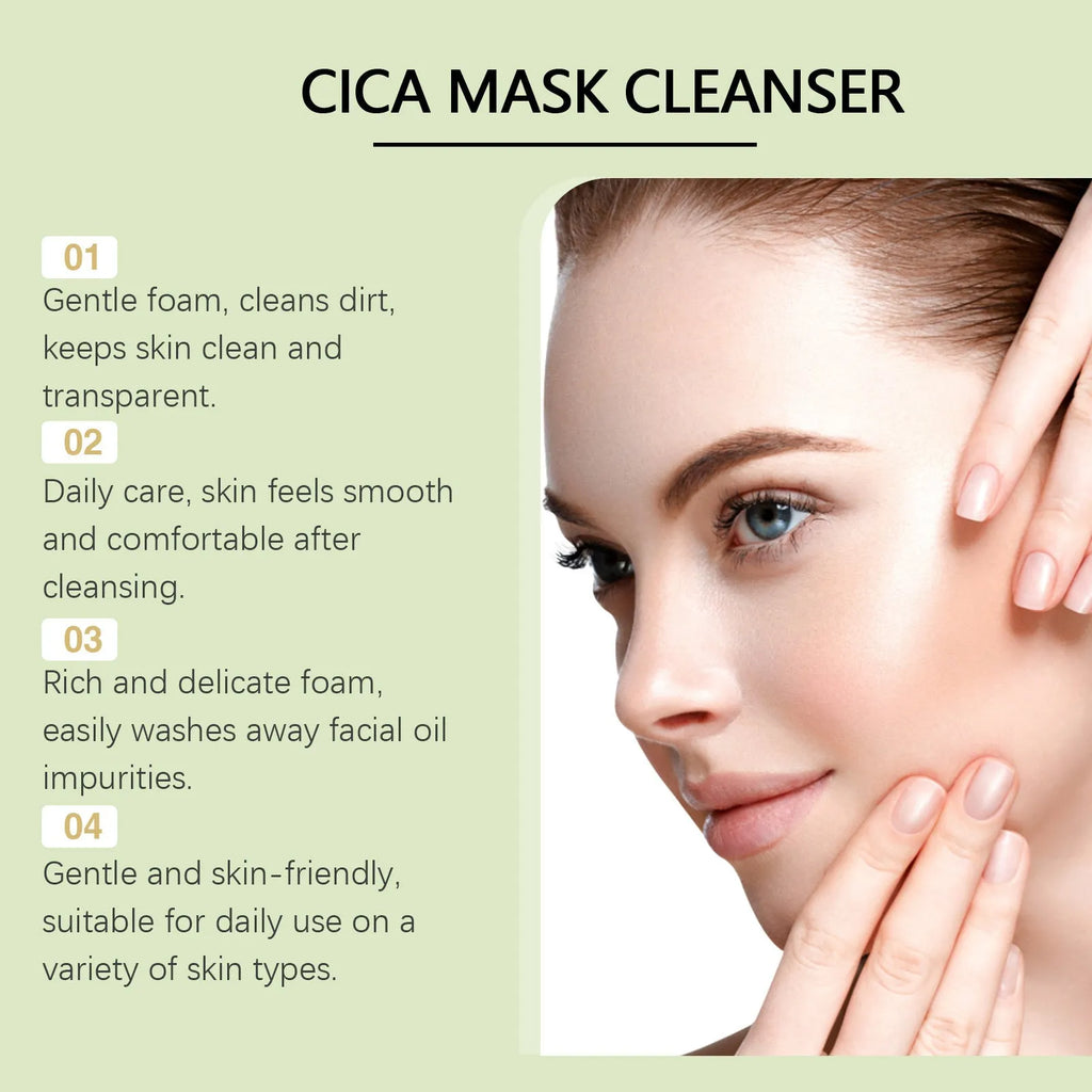 120g tube of Centella Asiatica Soothing Fragrance-Free Facial Cleanser