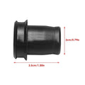 Black PVC car cigarette lighter dust plug with 33cm length showing 2cm diameter tip