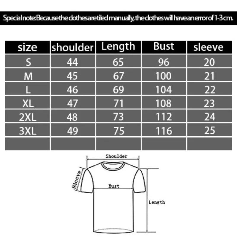 Black men's loose-fit t-shirt with a vibrant 3D digital printed cartoon design on the front.