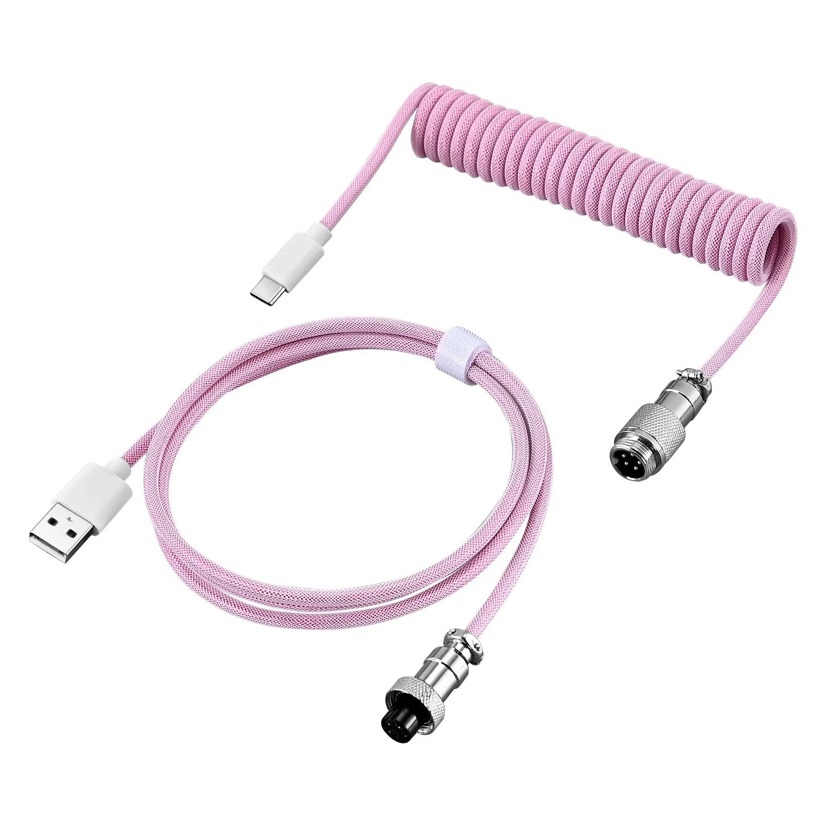 Aerial plug keyboard USB cable 3m in multiple colour options for mechanical keyboards
