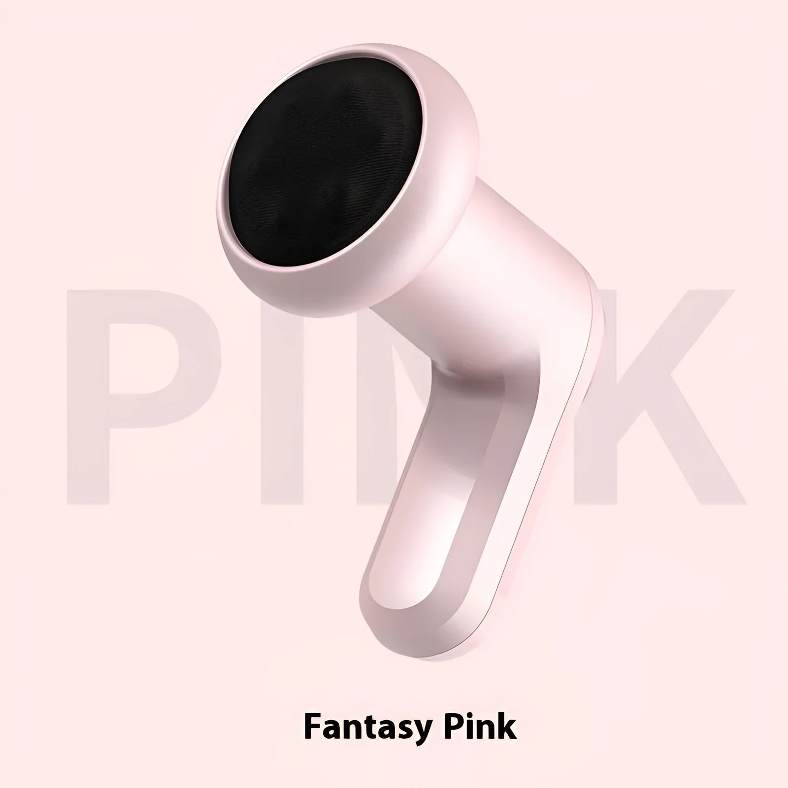 Pink, white, and black USB electric massager for cervical spine, waist, back, and leg use.