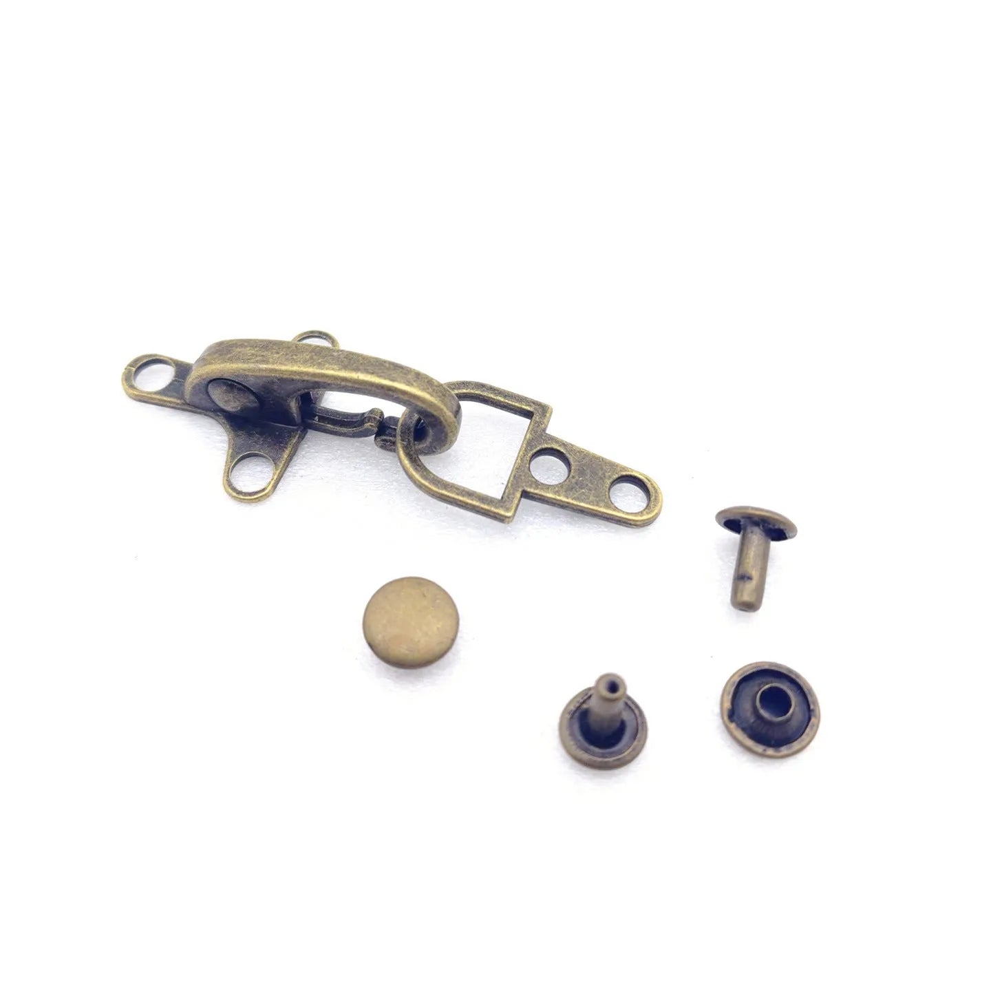 Zinc alloy aircraft buckle in bronze, gold, gun metal and silver, size 5.85 cm.