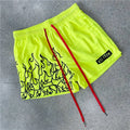 Men's mesh breathable sports fitness shorts in eight colours, polyester, sizes S to 4XL, waist 66-96cm