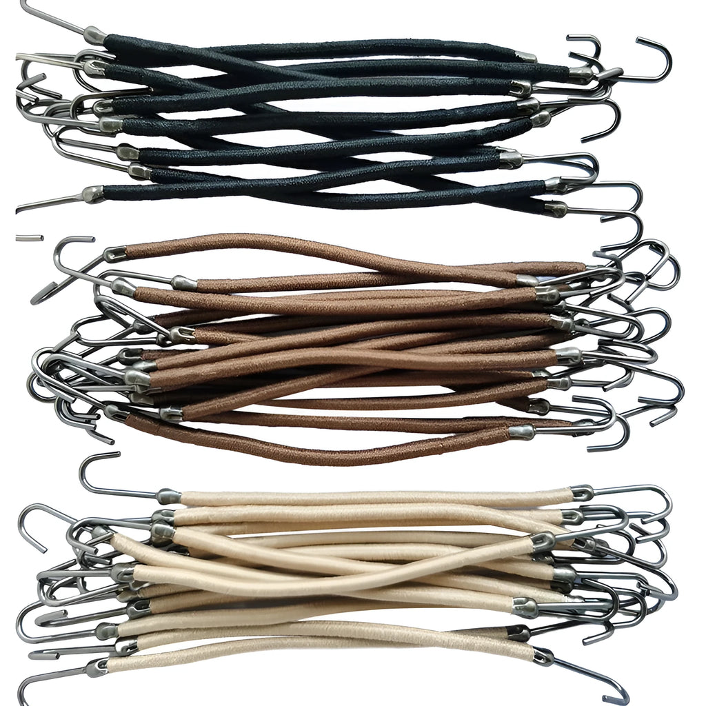 Close-up of a solid colour double hook hair tool for securing wigs and hair wefts.