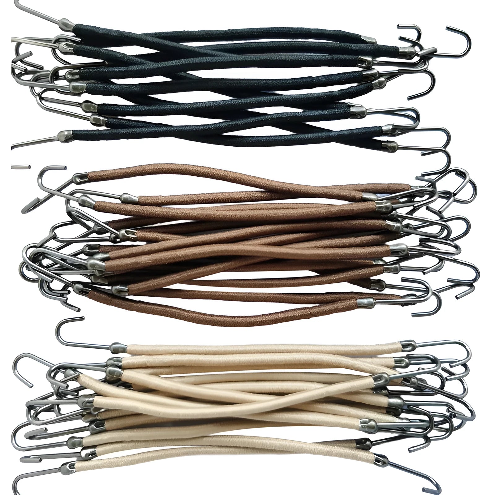 Close-up of a solid colour double hook hair tool for securing wigs and hair wefts.