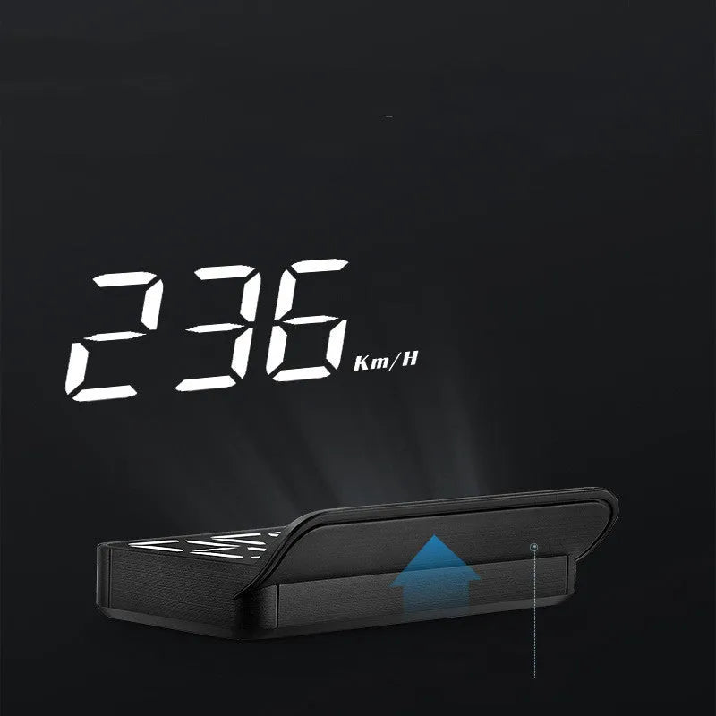 M3 head-up display HUD car modification with OBD2 LED screen 86x37mm universal fit