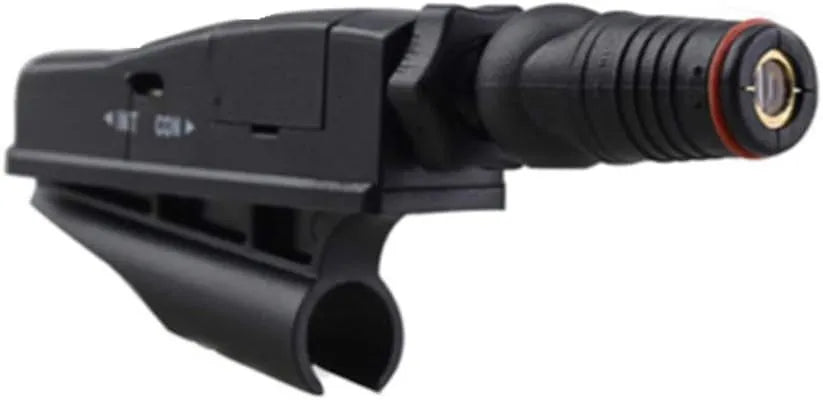 Black golf putter laser aiming instrument for putting practice and alignment training