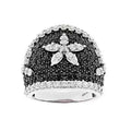 Geometric alloy ring with starry sky pattern, unisex design, colour AJZ3129 Ring