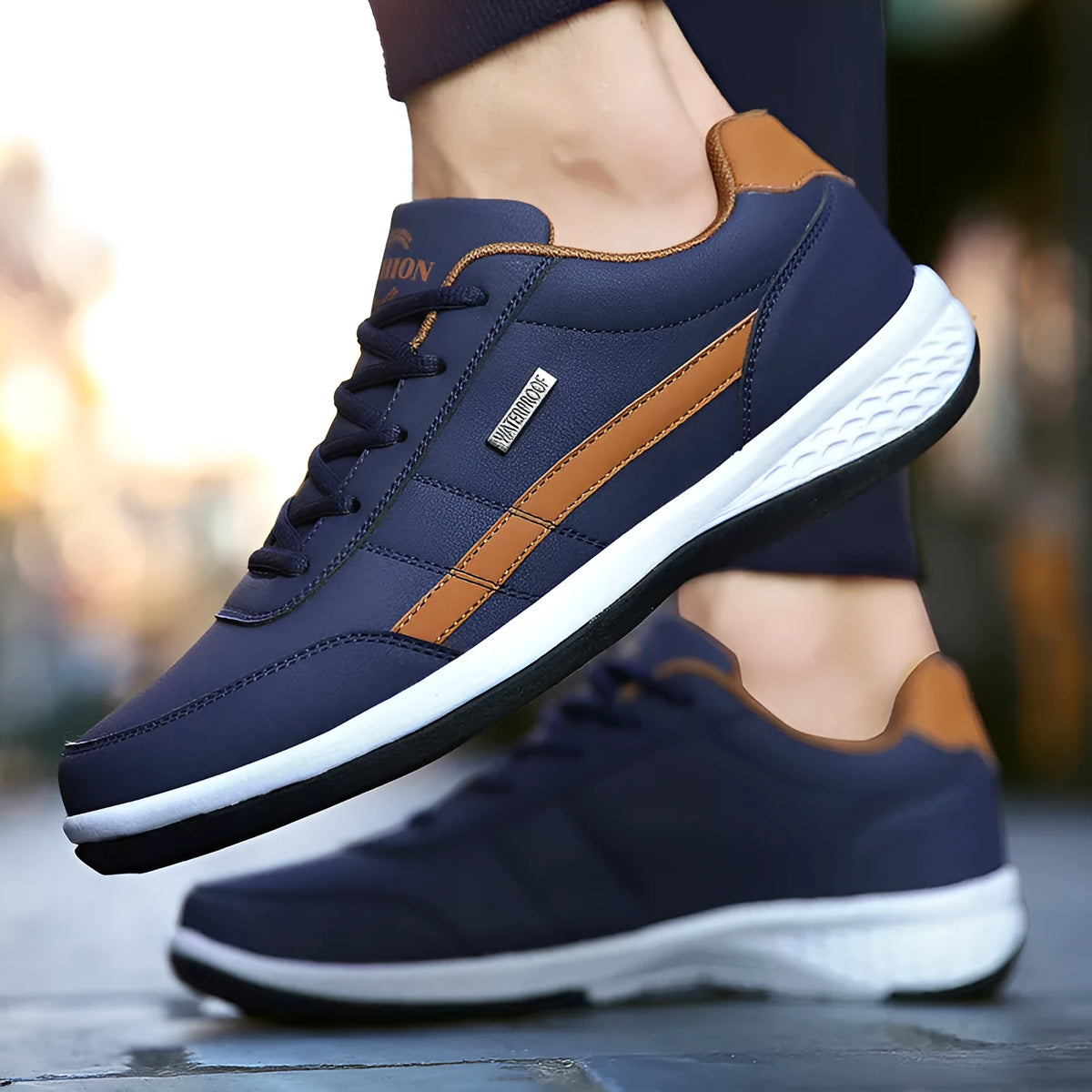 Men's casual vulcanized trainers in black, breathable non-slip sole, sizes 39-49, spring summer footwear