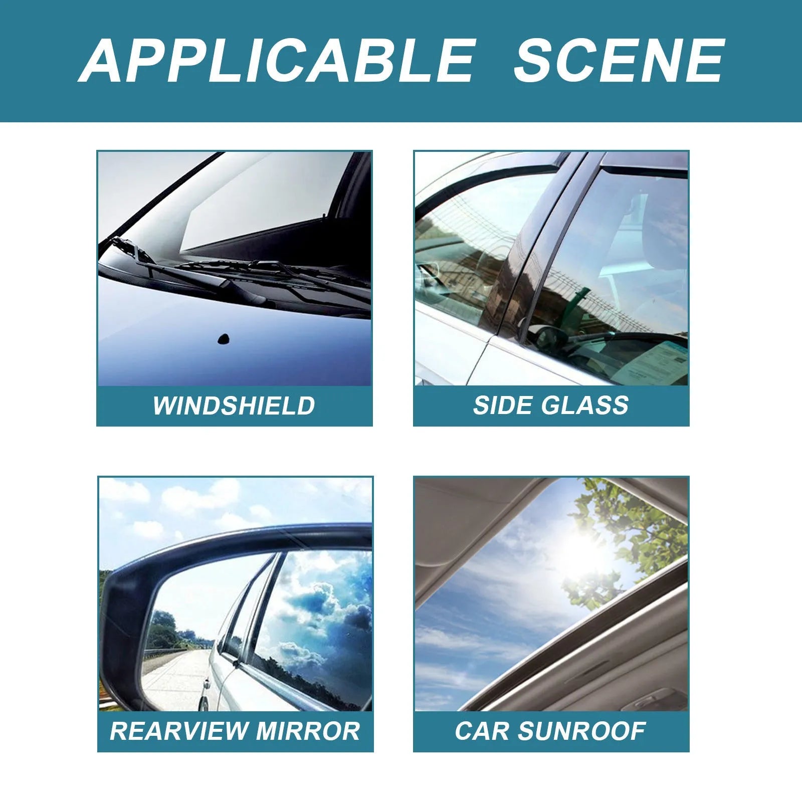 150ml car windshield anti-icing spray bottle for winter snow removal and frost prevention