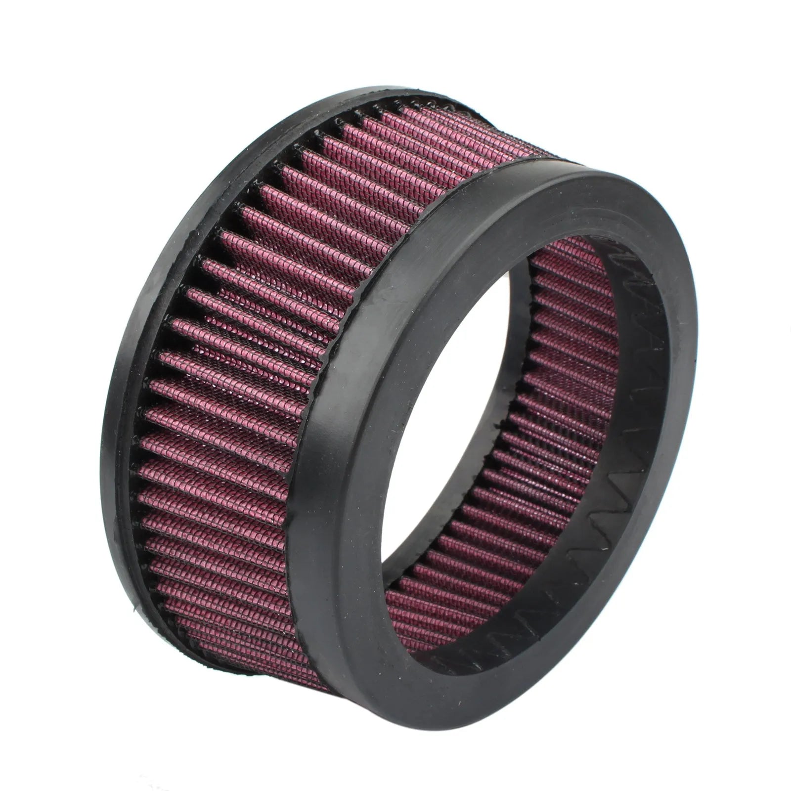 300mm diameter aluminium car air filter housing and cartridge in multiple colour options including electroplated red