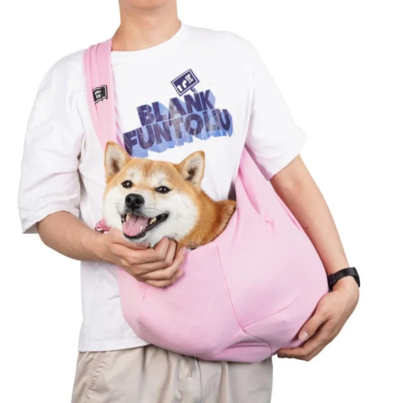 Foldable large capacity cat messenger bag in one of six colour options.