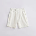Men's light blue cotton blend casual loose-fit shorts for summer wear