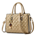 Women's large polyester messenger bag in street style, shown in one of five colour options.