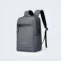 Graphite grey business backpack with external USB charging port on Oxford cloth material