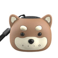 Cartoon cute owl Bluetooth speaker made of ABS silicone in brown colour