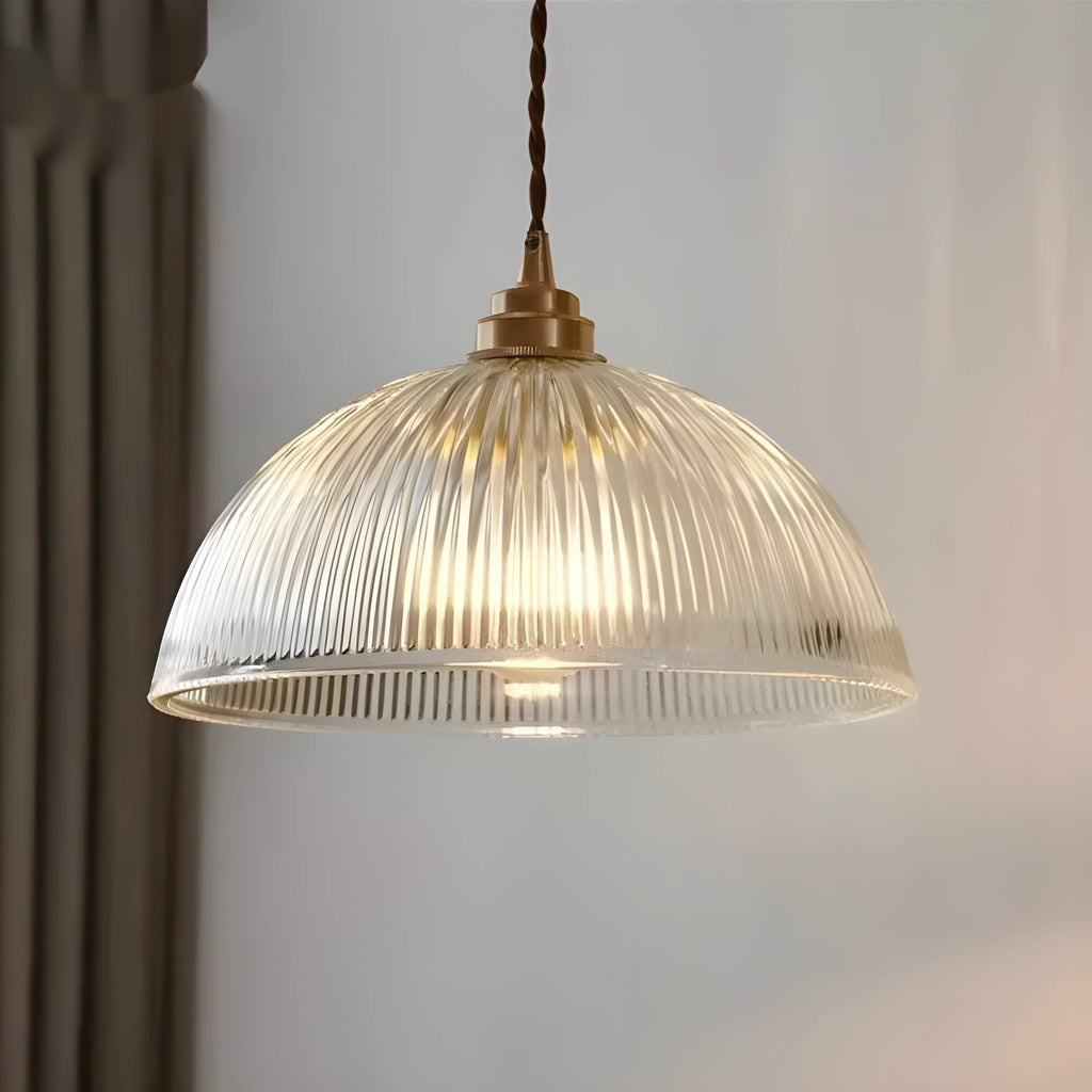 Nordic minimalist glass ceiling light 20cm diameter warm light for dining room