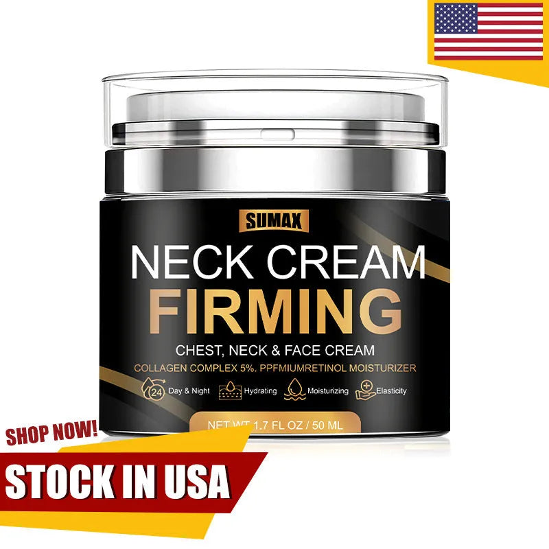 Men's Push Body Care Neck Cream 50ml tube, standard specification for daily use