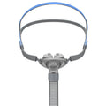 CPAP nasal pillow mask replacement set with silicone cushion and thickened headband
