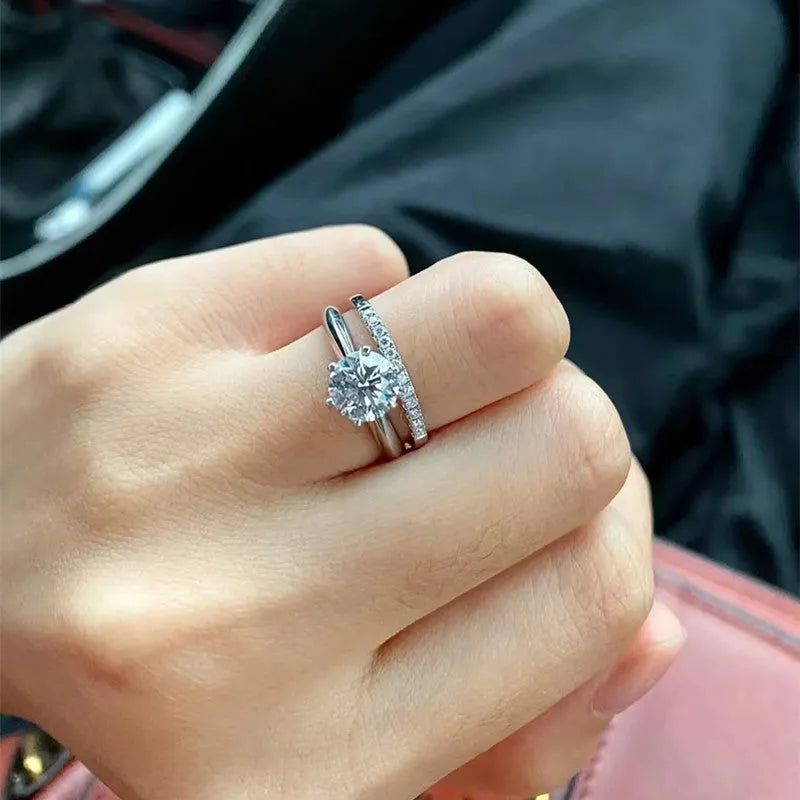 Chinese style heart shaped couple rings with dragon phoenix decoration and adjustable opening