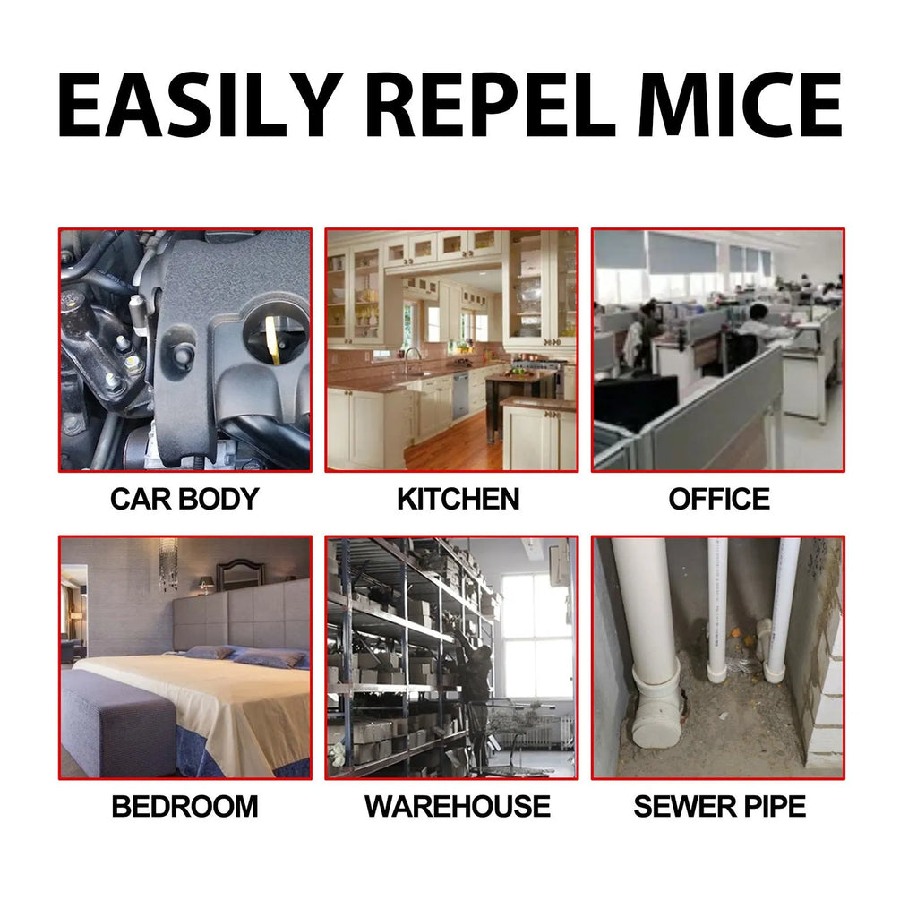 60ml rat repellent spray bottle with natural essential oil formula for home and outdoor rodent control