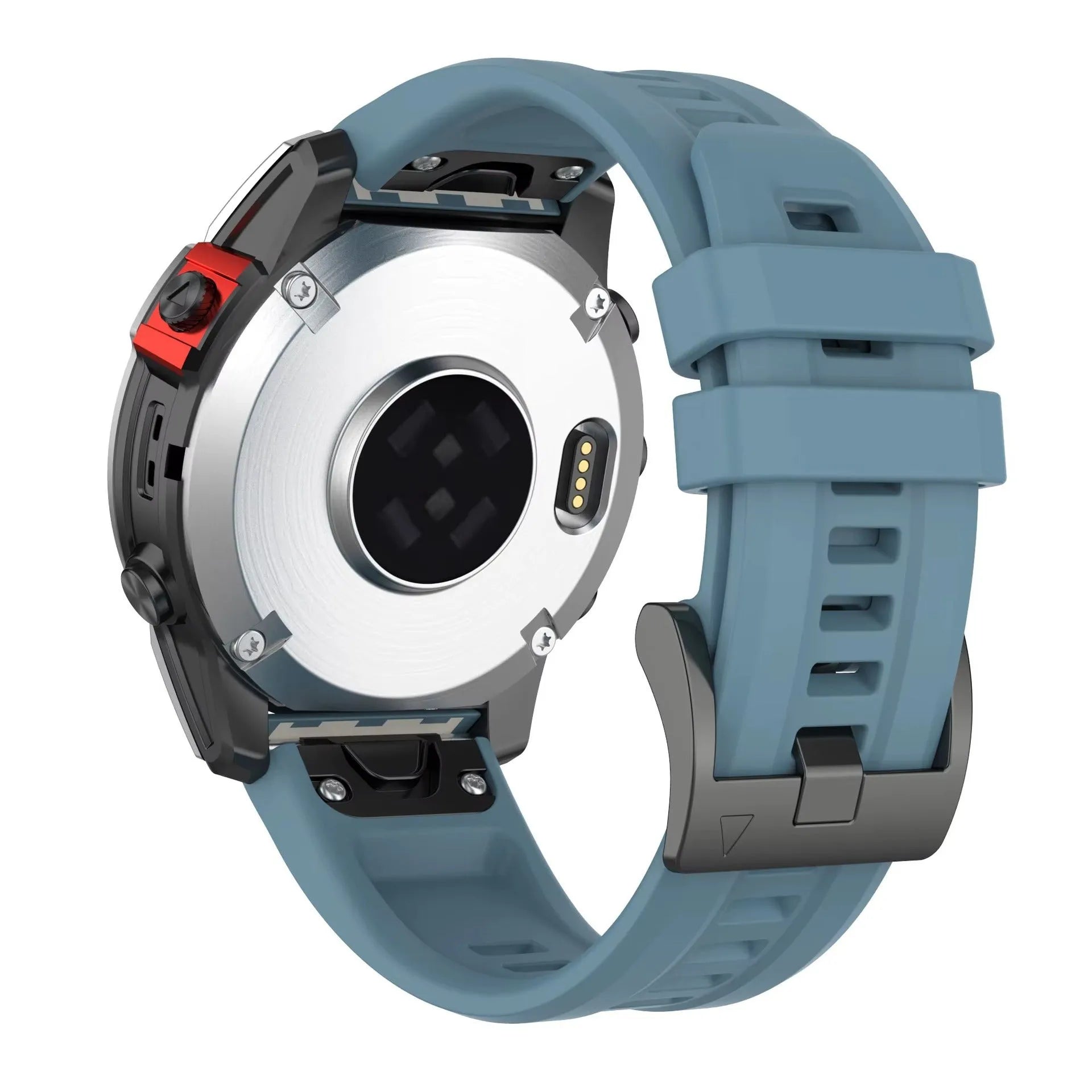 Silicone quick release replacement watch strap for Garmin Fenix 7 in multiple colour options