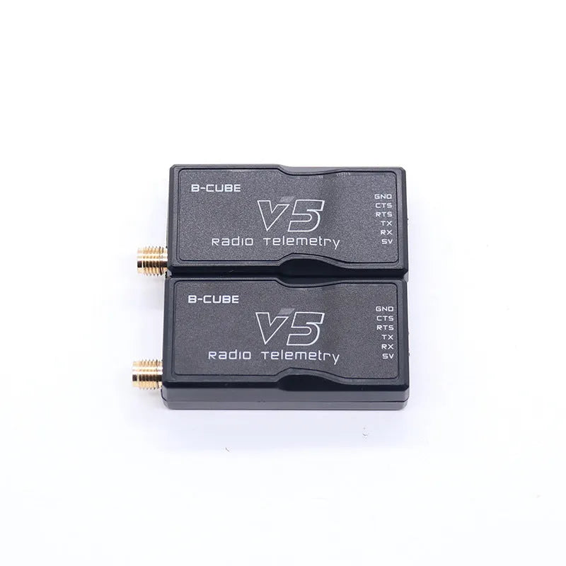 Radio Telemetry V5 500MW data transmission module for UAV and drone communication in black
