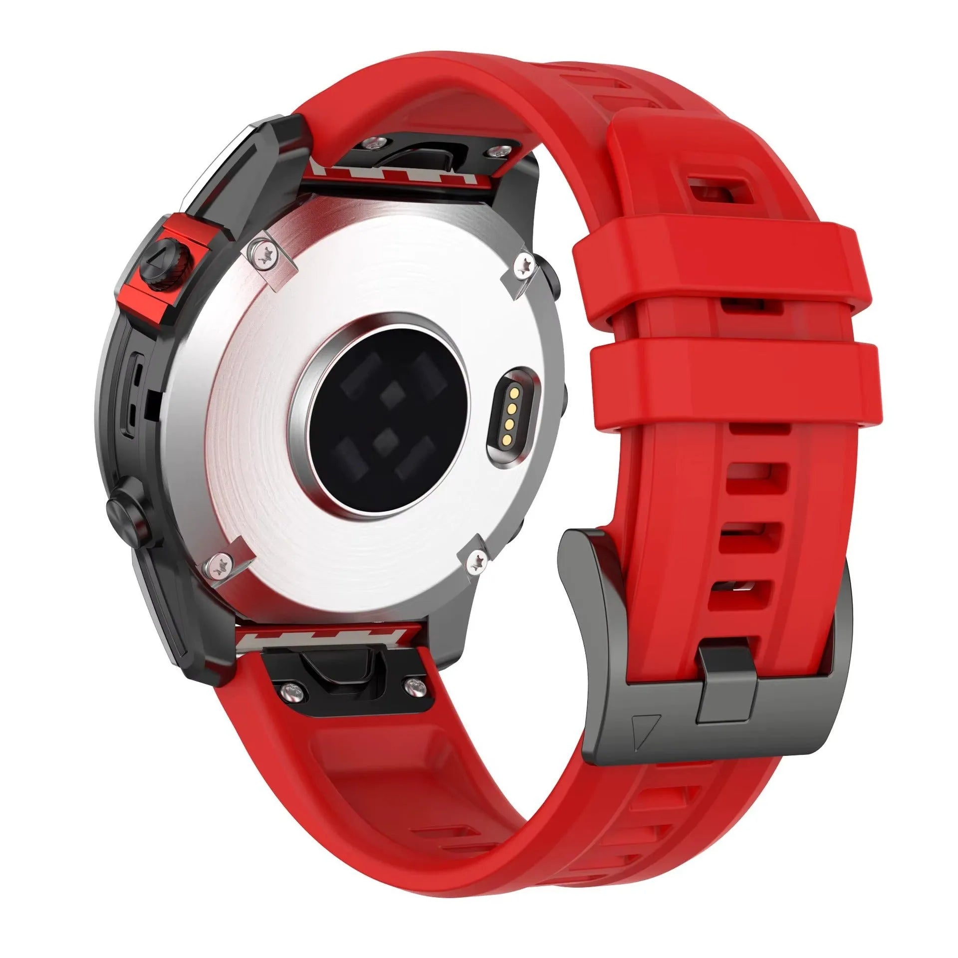 Silicone quick release replacement watch strap for Garmin Fenix 7 in multiple colour options