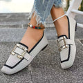 Vintage suede round head loafers for women, flat 1-3cm heel, beige silver green black, sizes 36-43