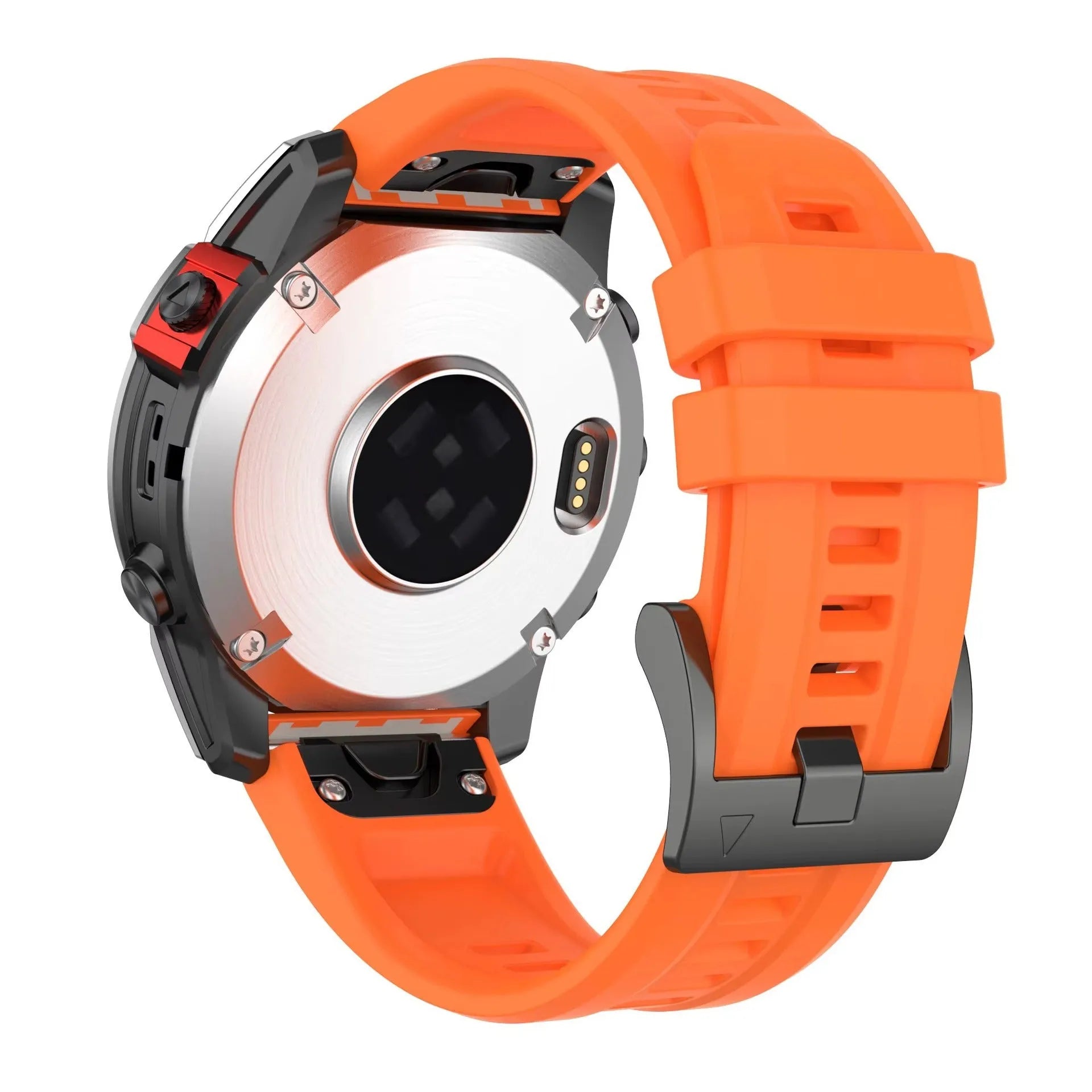 Silicone quick release replacement watch strap for Garmin Fenix 7 in multiple colour options