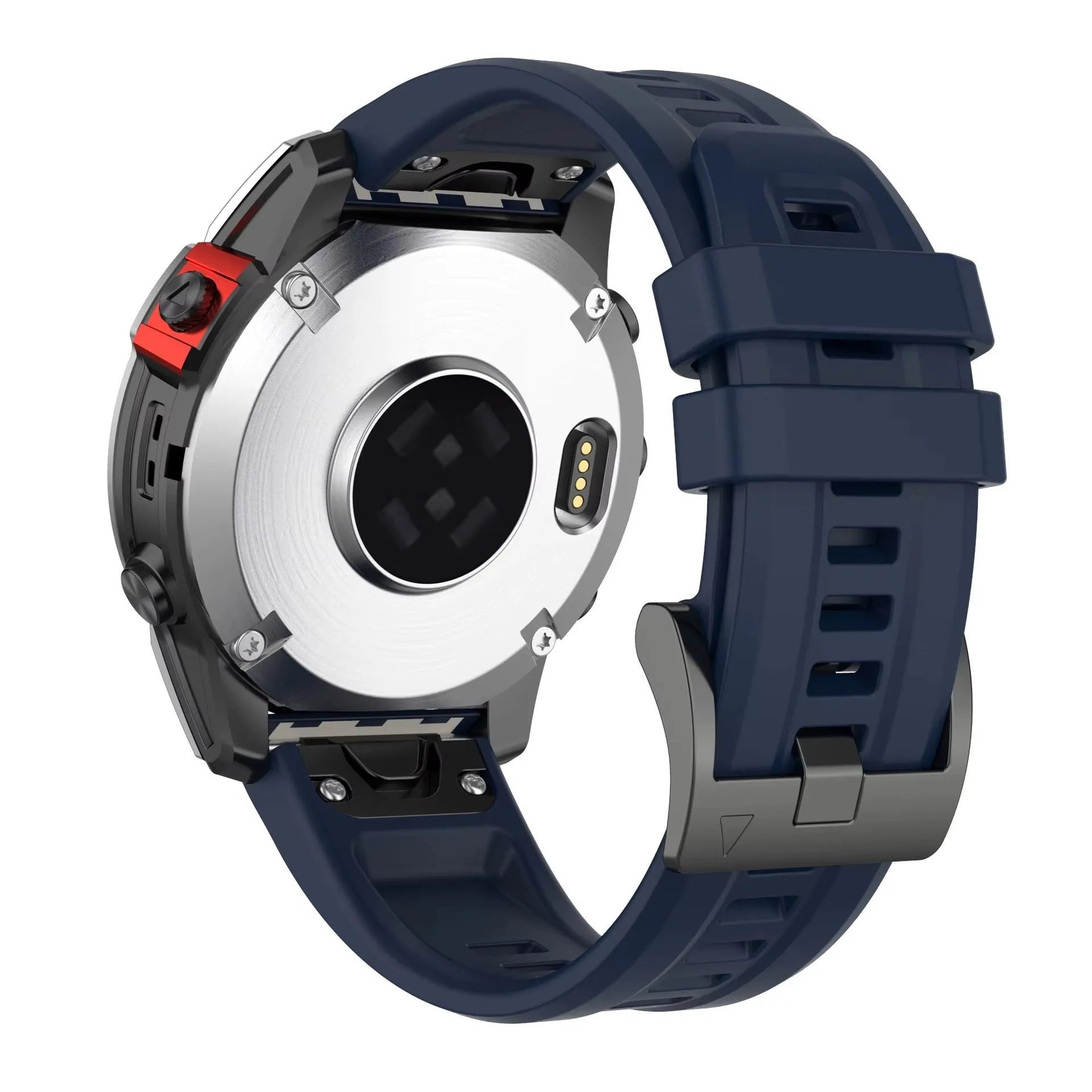 Silicone quick release replacement watch strap for Garmin Fenix 7 in multiple colour options