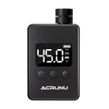 Bicycle intelligent digital display inflator in moon white with adaptors and Type-C cable