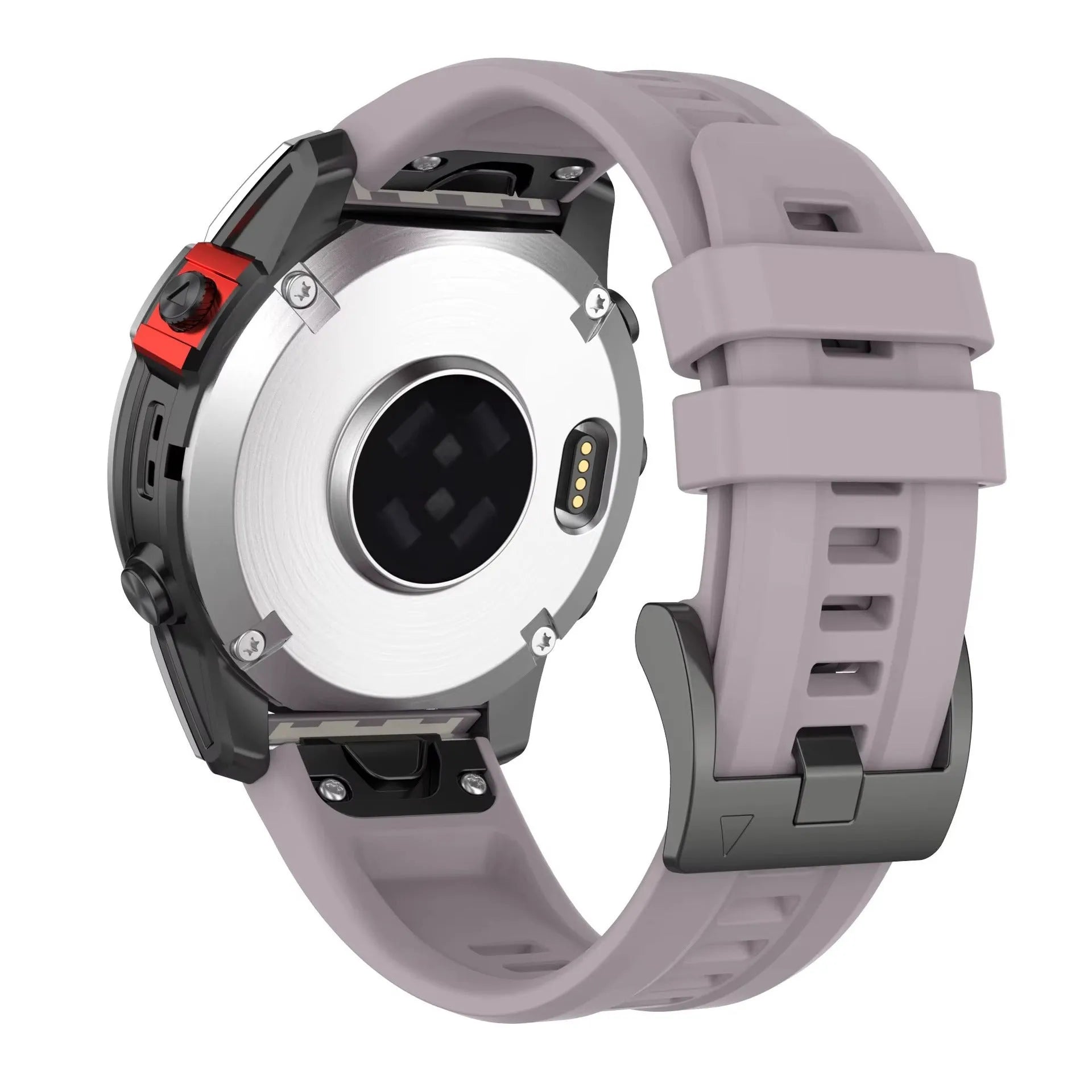 Silicone quick release replacement watch strap for Garmin Fenix 7 in multiple colour options