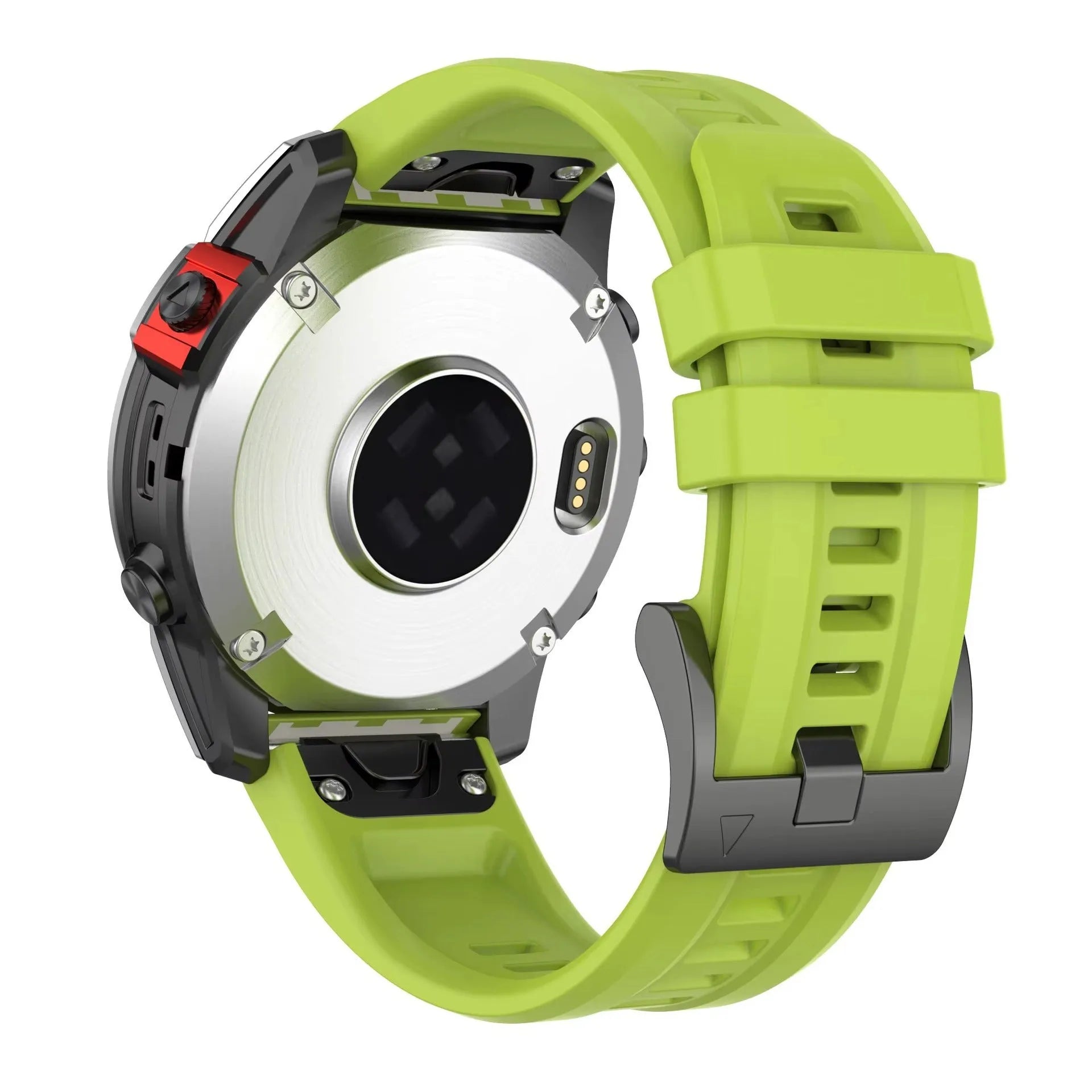 Silicone quick release replacement watch strap for Garmin Fenix 7 in multiple colour options
