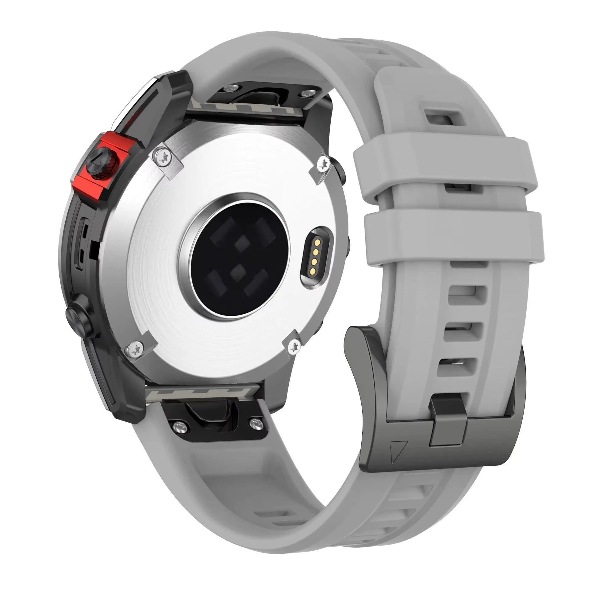 Silicone quick release replacement watch strap for Garmin Fenix 7 in multiple colour options