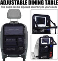 Black Oxford cloth car seat back storage bag with hanging design for vehicle organisation