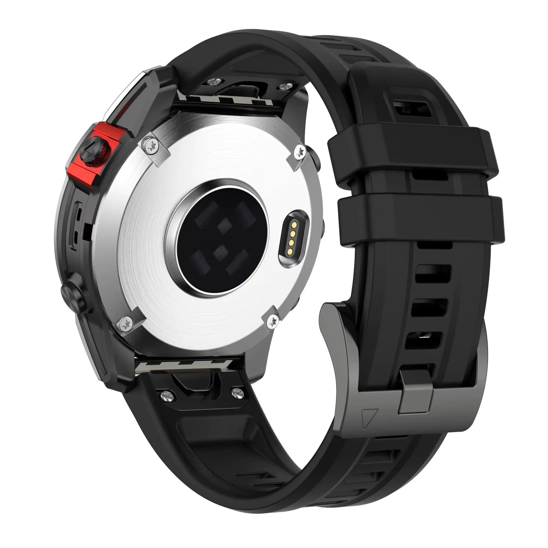 Silicone quick release replacement watch strap for Garmin Fenix 7 in multiple colour options