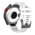 Silicone quick release replacement watch strap for Garmin Fenix 7 in multiple colour options