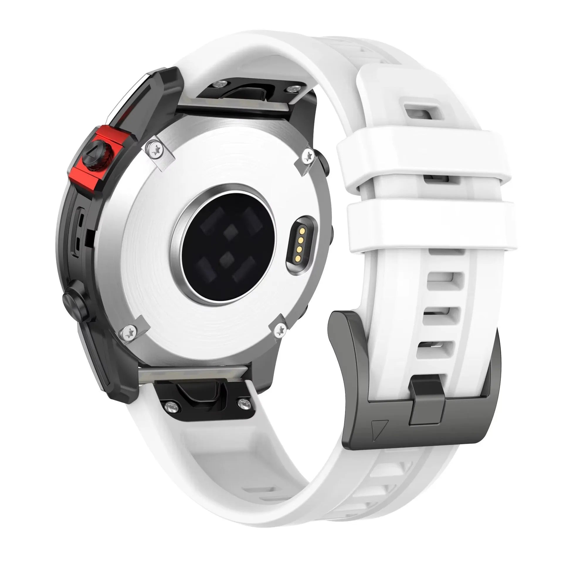 Silicone quick release replacement watch strap for Garmin Fenix 7 in multiple colour options