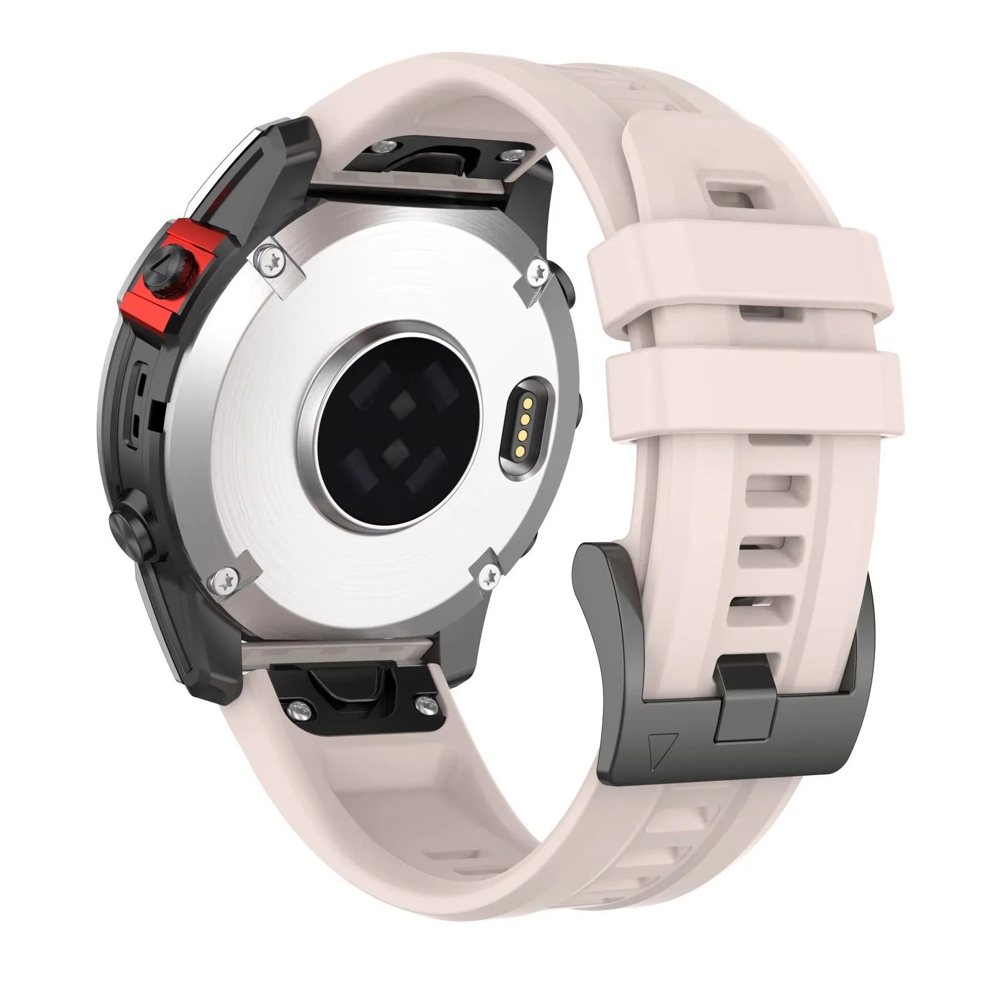Silicone quick release replacement watch strap for Garmin Fenix 7 in multiple colour options