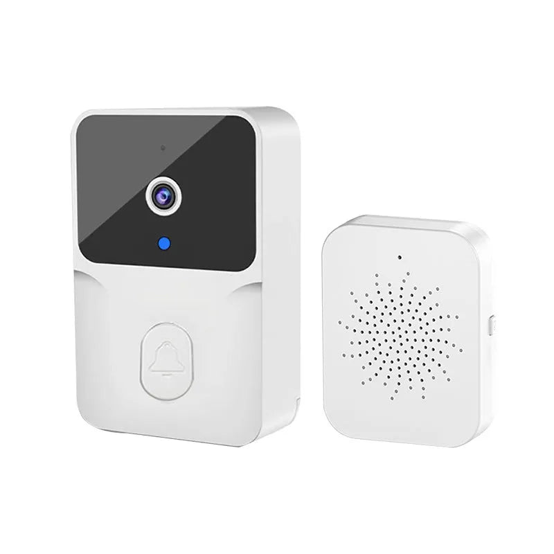 Intelligent visual doorbell with WiFi video intercom, night vision, 300000-pixel camera, black or white