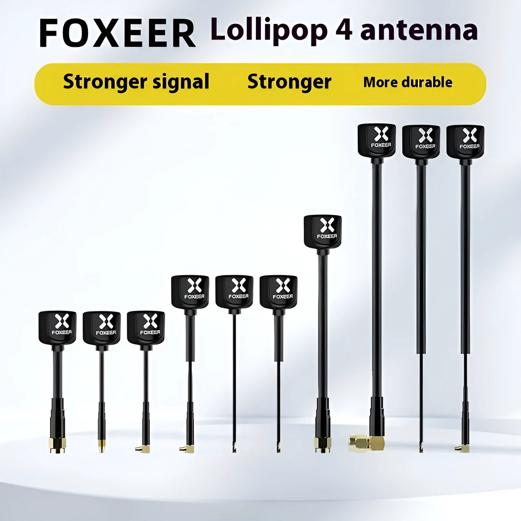 Four Generations Lollipop Antenna UFL 85mm black colour left-handed rotation transmitting receiving machine