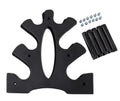 PVC dumbbell rack support bracket with removable design for gym equipment organisation