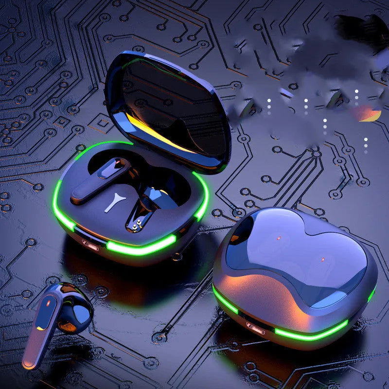 Black matte finish Pro60 Bluetooth wireless headset with half-in-ear design and charging case.