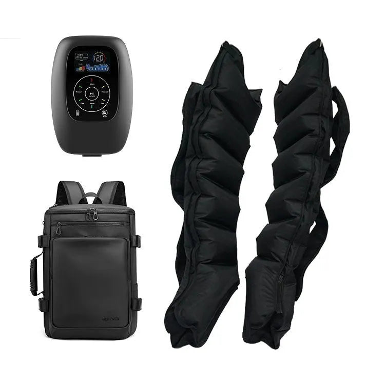 Air wave pressure leg arm waist massager unit with handheld remote control in L XL XXL sizes