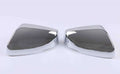 ABS plastic rearview mirror cover for Cadillac CT5 and CT6 models in carbon fibre, silver, or rain frame pattern.