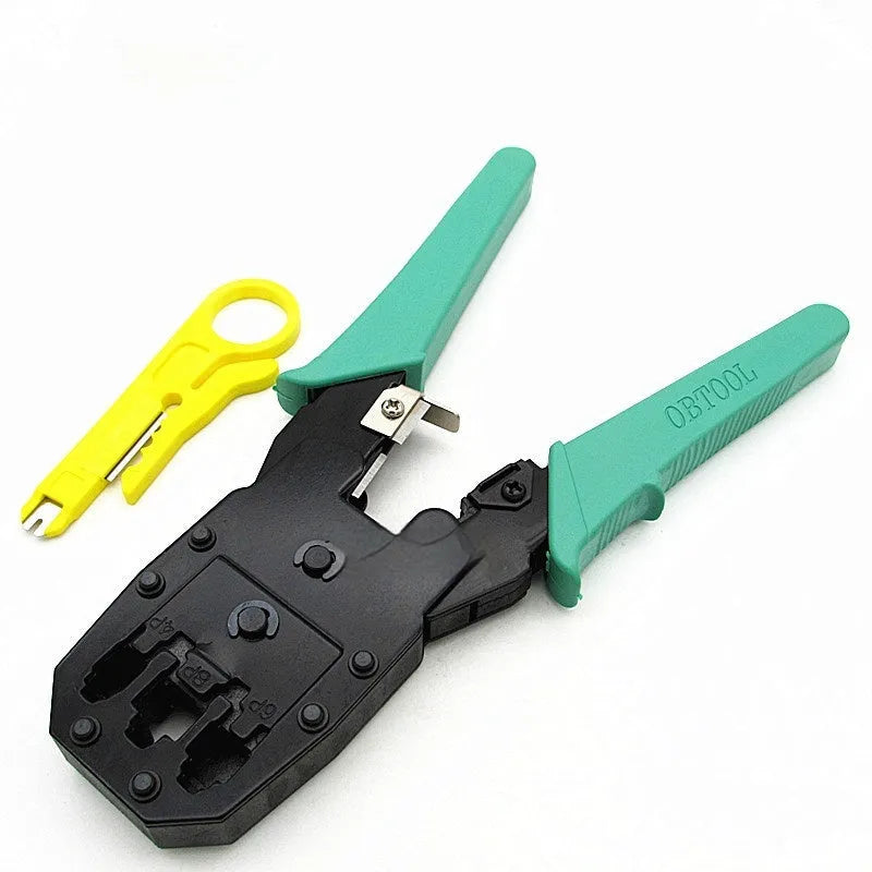 SZ-315 network cable crimping tool with rubber handle for RJ45 and phone wire connections